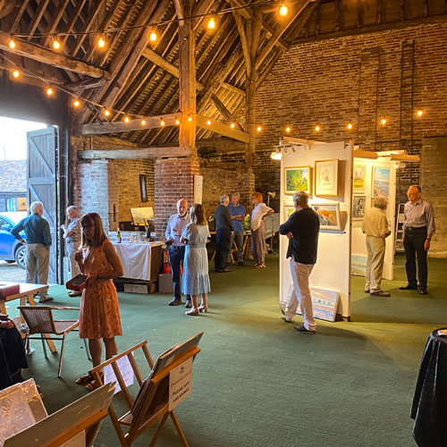 Art Exhibition in barn July 2022